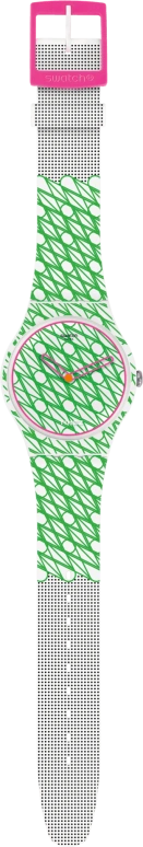 Swatch,Originals 41mm,41mm,Plastic,Green,Quartz,Round,SUOZ208