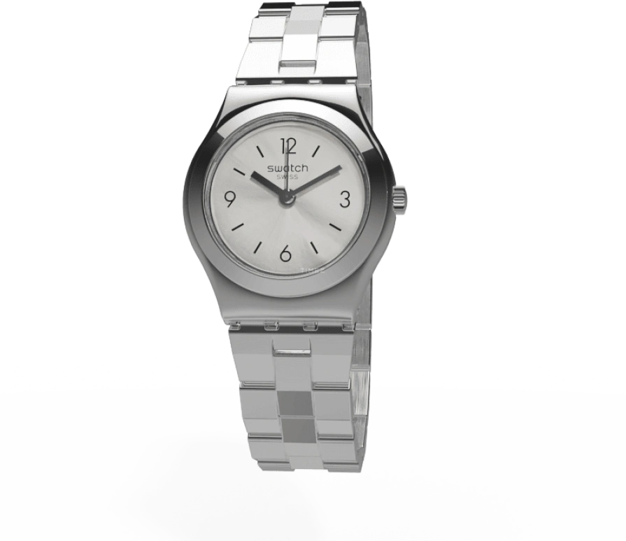 Swatch,IRONY 25mm,25mm,Stainless Steel,Silver,YSS300G