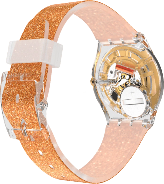 Swatch,Originals 34x39.20mm,34x39.20mm,Plastic,Orange,GE285