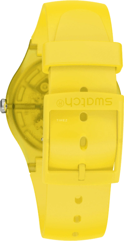 Swatch,Originals 41x47.40mm,41x47.40mm,Plastic,Yellow,SUOJ108