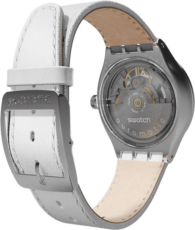 Swatch,IRONY 37.40mm,37.40mm,Stainless Steel,Silver,YAS109