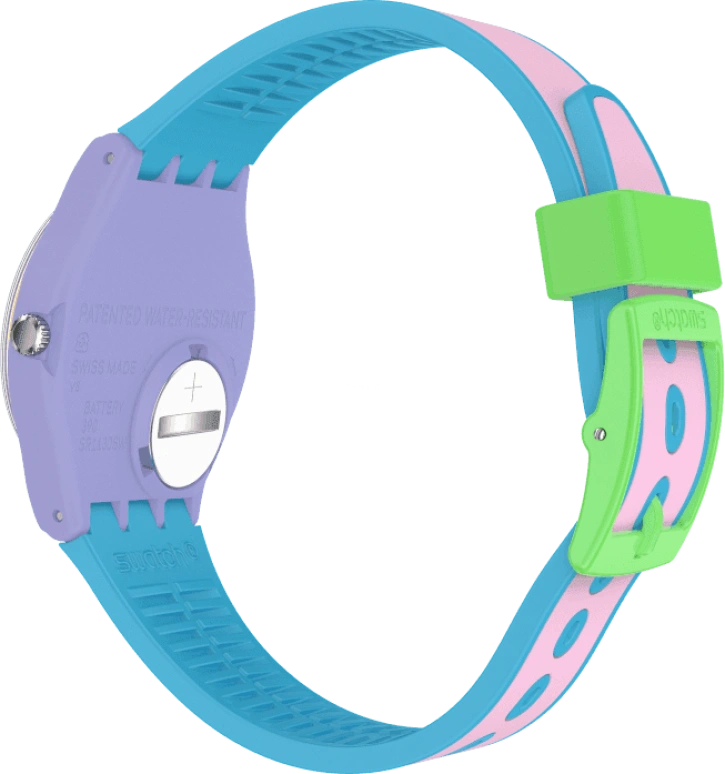 Swatch,Originals 34mm,34mm,Plastic,Yellow,Closed,GZ342