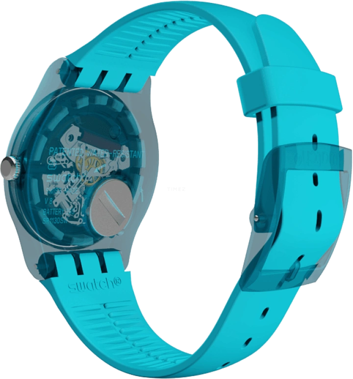 Swatch,Originals 41mm,41mm,Plastic,Blue,SUOL700