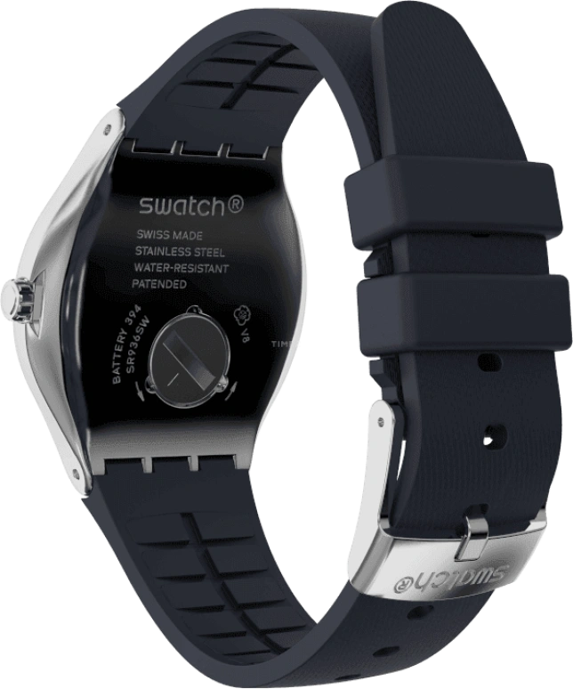 Swatch,IRONY 42.70mm,42.70mm,Stainless Steel,Black,YWS102