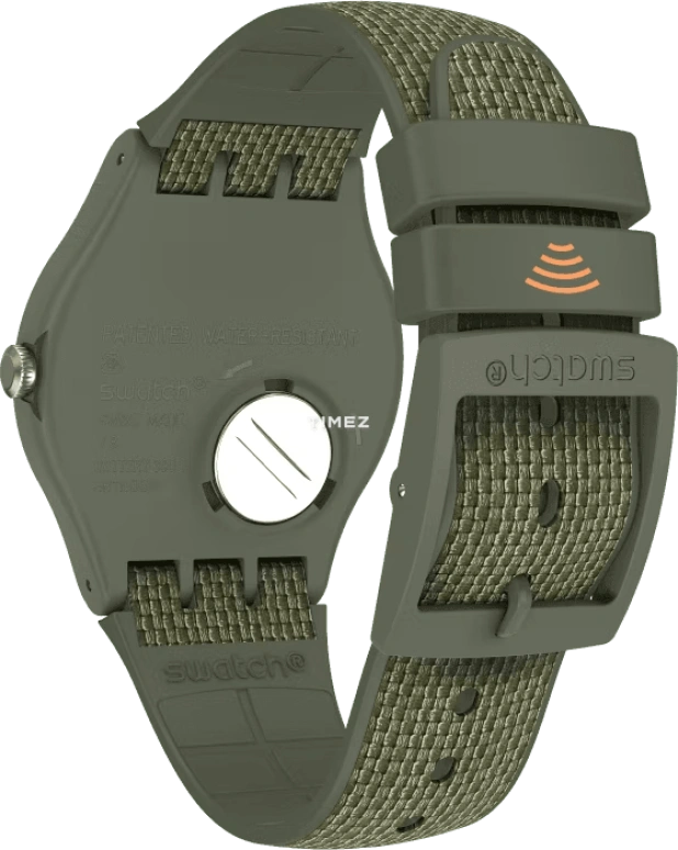 斯沃琪,原创 41毫米,41毫米,生物基,橄榄绿色,石英,圆形,绿色,SO29G110,SO29G110-6000