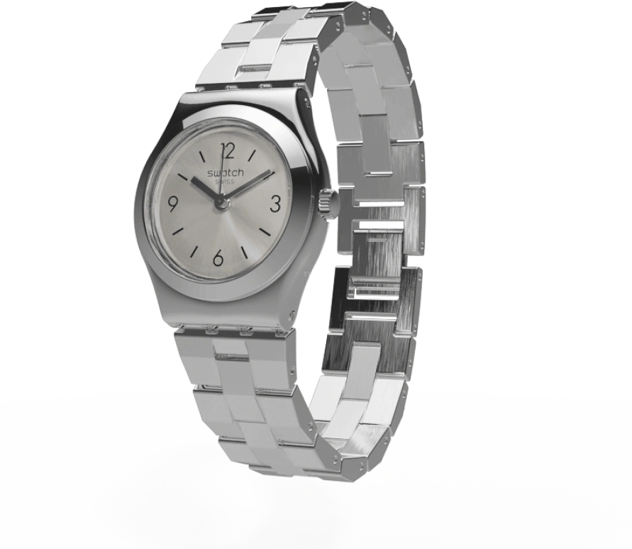 Swatch,IRONY 25mm,25mm,Stainless Steel,Silver,YSS300G