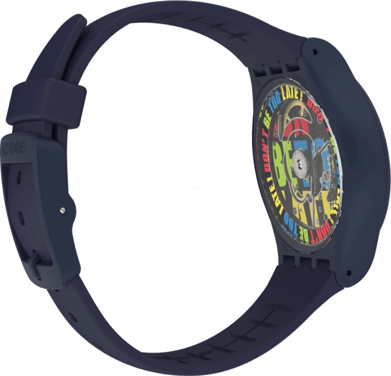 Swatch,Originals 42mm,42mm,Bioceramic,Blue,Quartz,Sapphire,Crystal Glass,Round,SO30N400