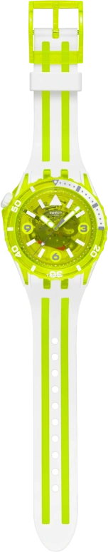 Swatch,SCUBAQUA 44x51.50mm,44x51.50mm,Bio-sourced,Bioceramic,Transparent,Yellow,Quartz,Round,Yellow,SSCU09J100