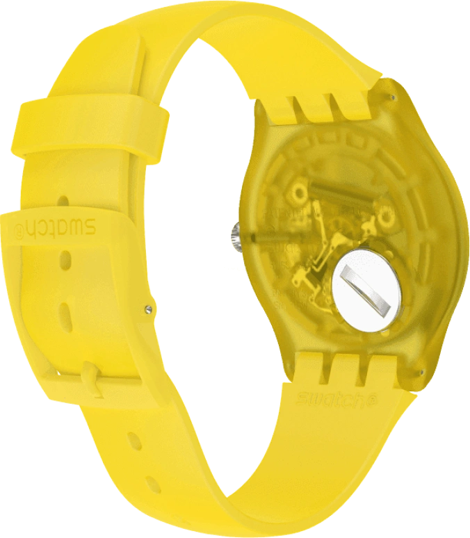 Swatch,Originals 41x47.40mm,41x47.40mm,Plastic,Yellow,SUOJ108