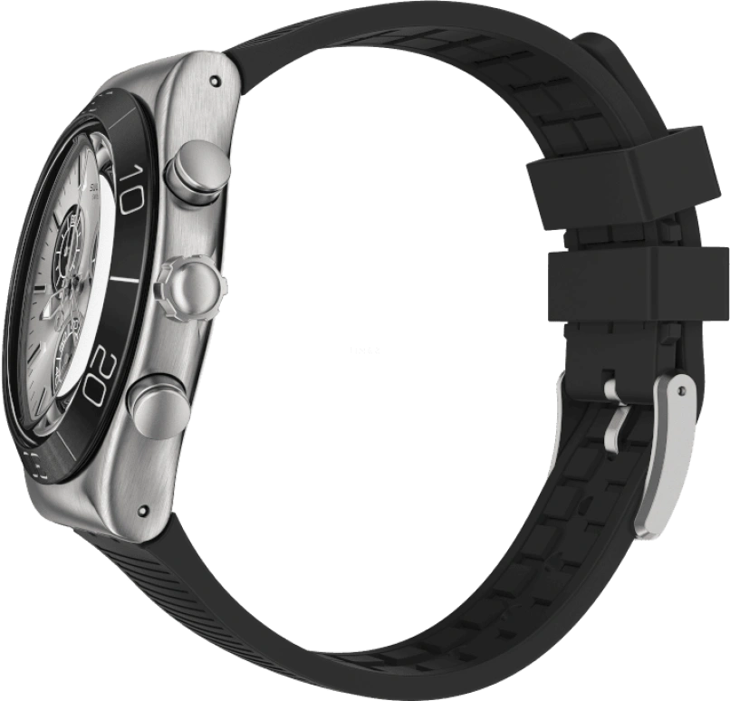 Swatch,IRONY 43mm,43mm,Stainless Steel,Black,Silver,YVS486