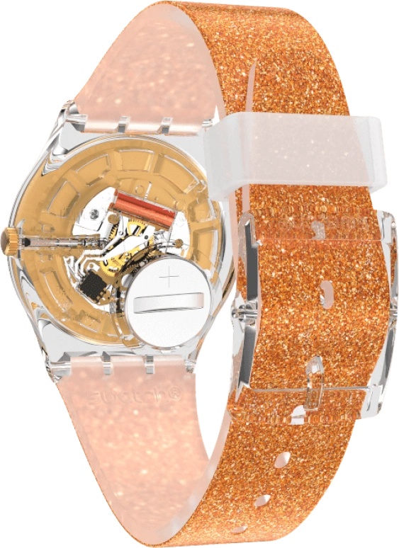 Swatch,Originals 34x39.20mm,34x39.20mm,Plastic,Orange,GE285