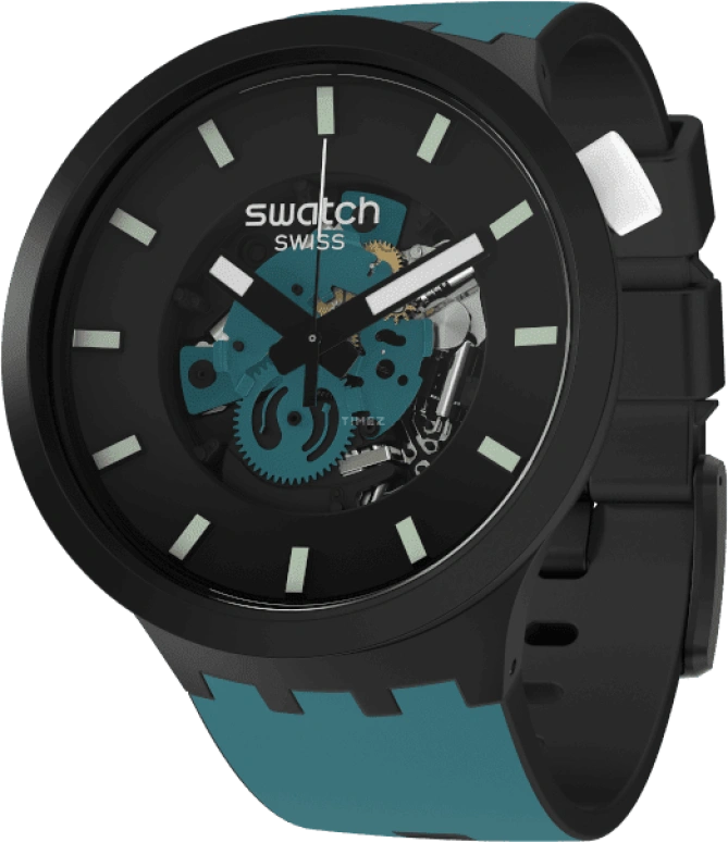 Swatch,THE BOLD 47mm,47mm,Black,SB03B107