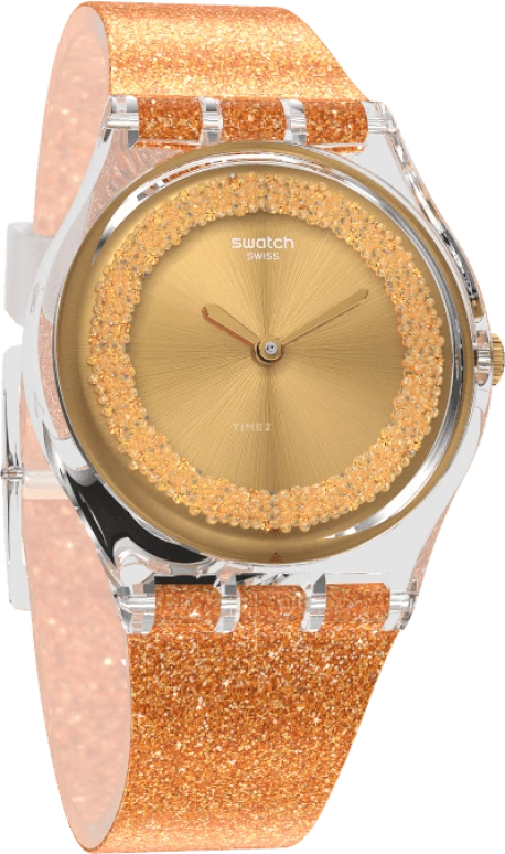 Swatch,Originals 34x39.20mm,34x39.20mm,Plastic,Orange,GE285