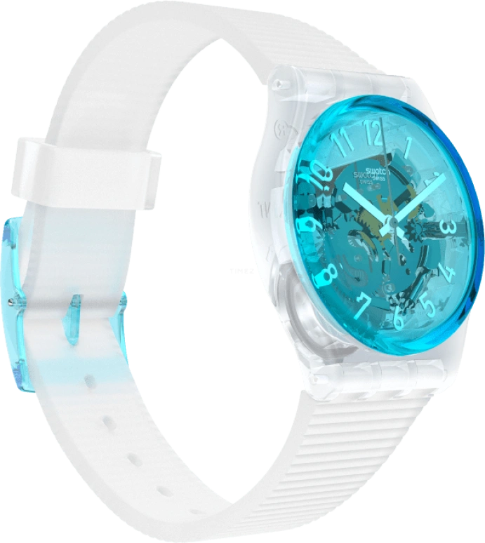 Swatch,Originals 34mm,34mm,Plastic,Blue,Open,GW215