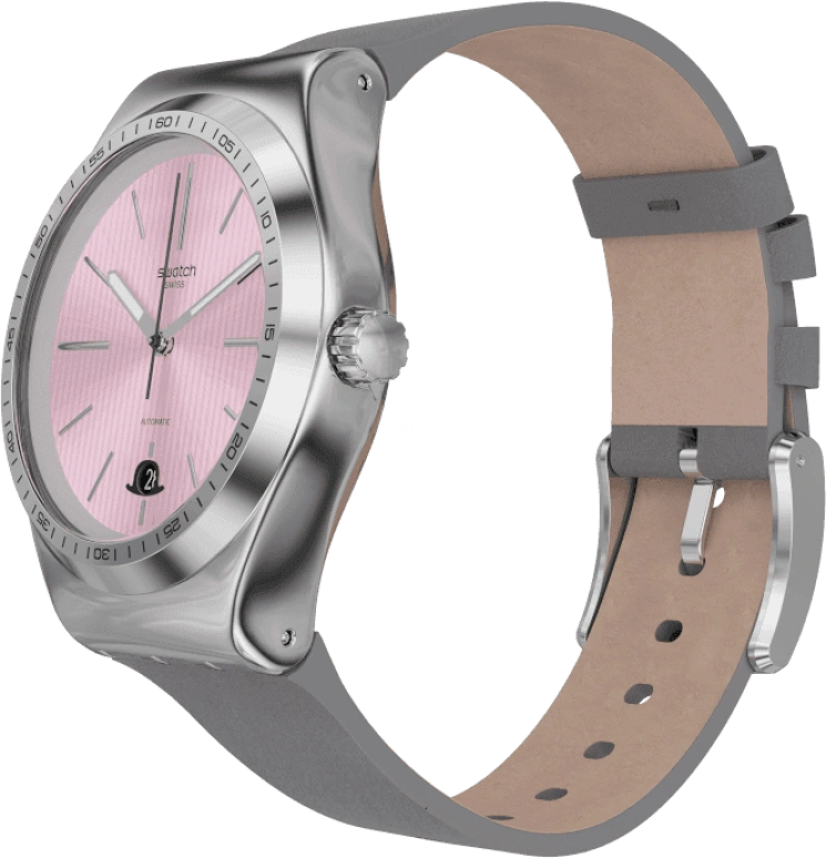 Swatch,IRONY 42mm,42mm,Pink,Open,YIZ404