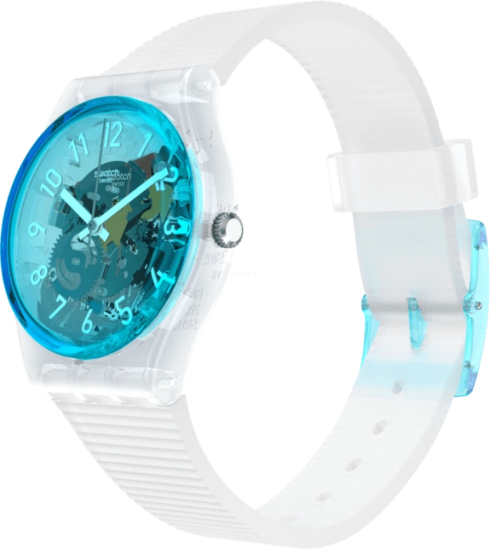 Swatch,Originals 34mm,34mm,Plastic,Blue,Open,GW215