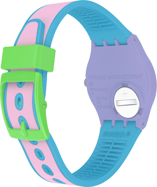 Swatch,Originals 34mm,34mm,Plastic,Yellow,Closed,GZ342