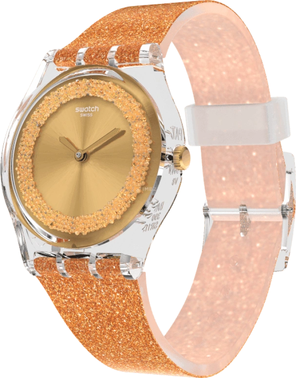 Swatch,Originals 34x39.20mm,34x39.20mm,Plastic,Orange,GE285