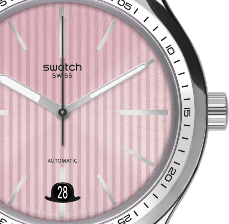 Swatch,IRONY 42mm,42mm,Pink,Open,YIZ404