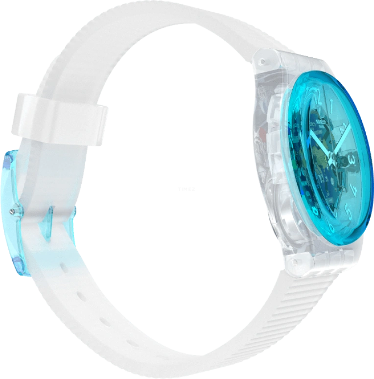 Swatch,Originals 34mm,34mm,Plastic,Blue,Open,GW215