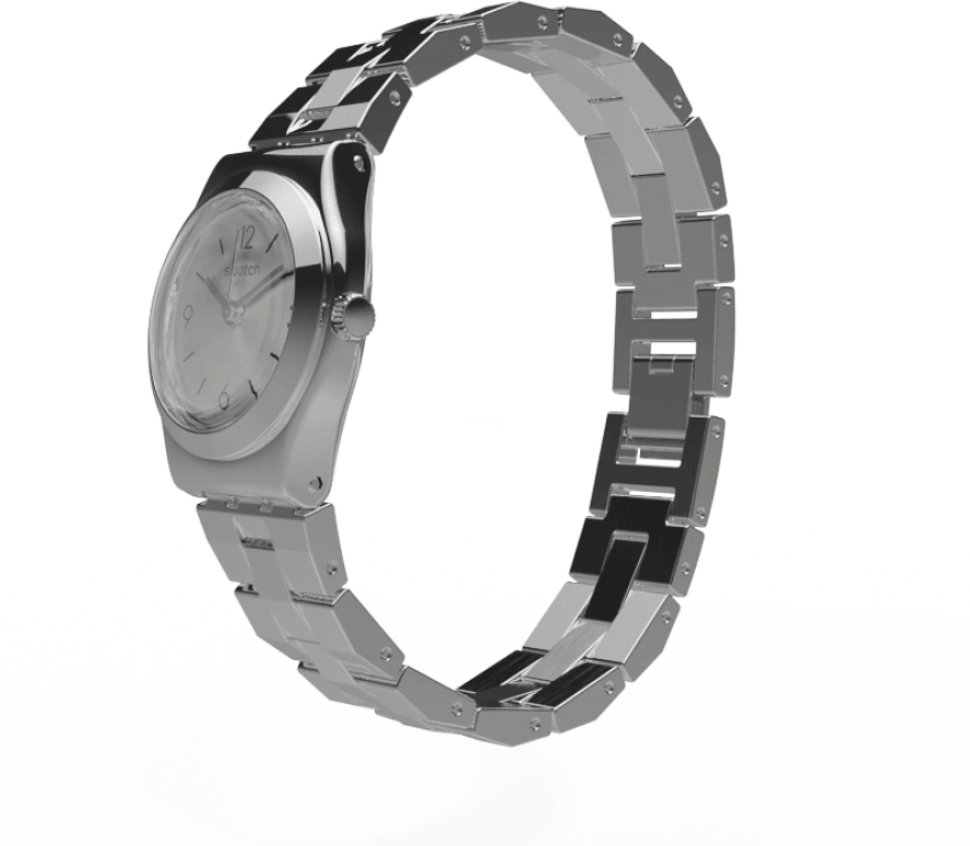 Swatch,IRONY 25mm,25mm,Stainless Steel,Silver,YSS300G