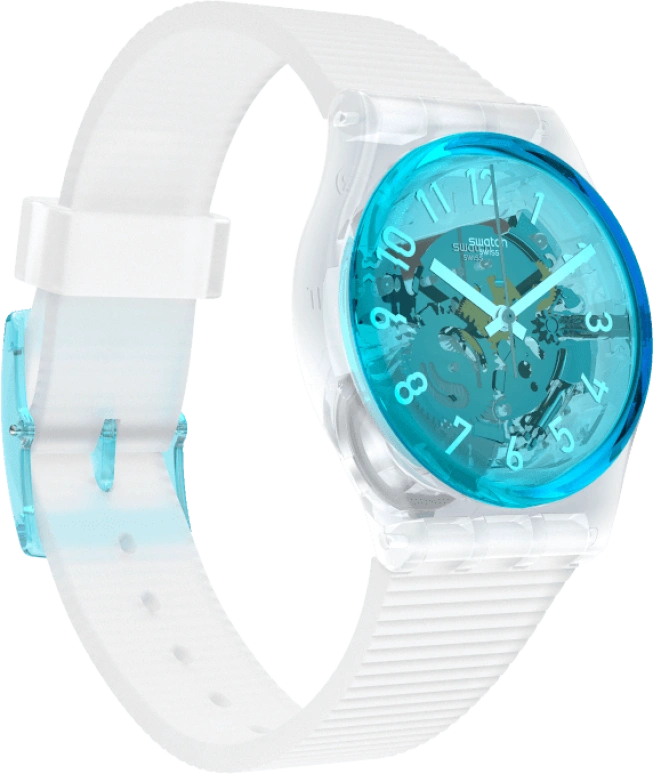 Swatch,Originals 34mm,34mm,Plastic,Blue,Open,GW215