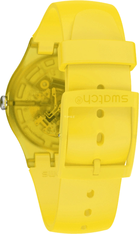 Swatch,Originals 41x47.40mm,41x47.40mm,Plastic,Yellow,SUOJ108