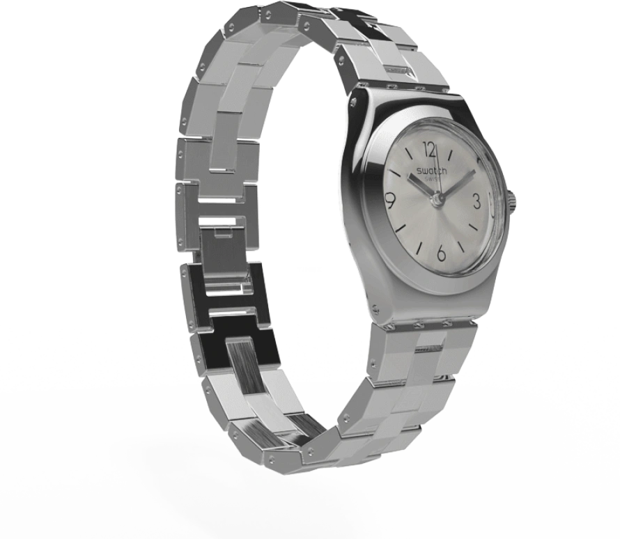 Swatch,IRONY 25mm,25mm,Stainless Steel,Silver,YSS300G
