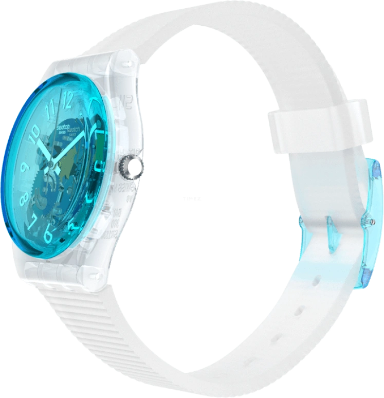 Swatch,Originals 34mm,34mm,Plastic,Blue,Open,GW215