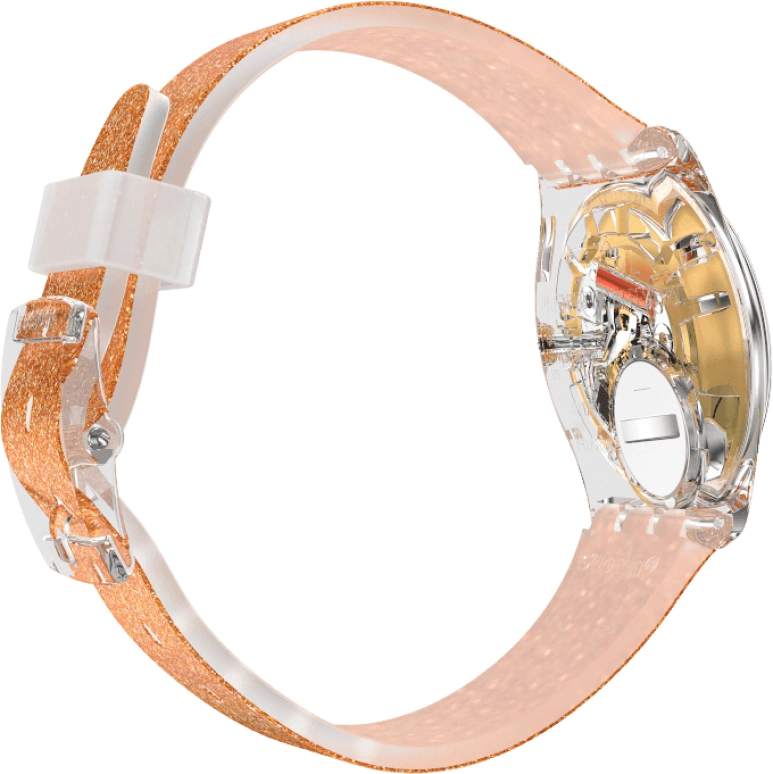 Swatch,Originals 34x39.20mm,34x39.20mm,Plastic,Orange,GE285