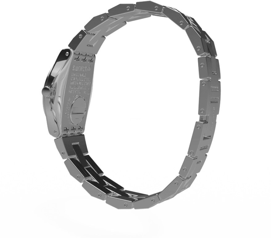 Swatch,IRONY 25mm,25mm,Stainless Steel,Silver,YSS300G