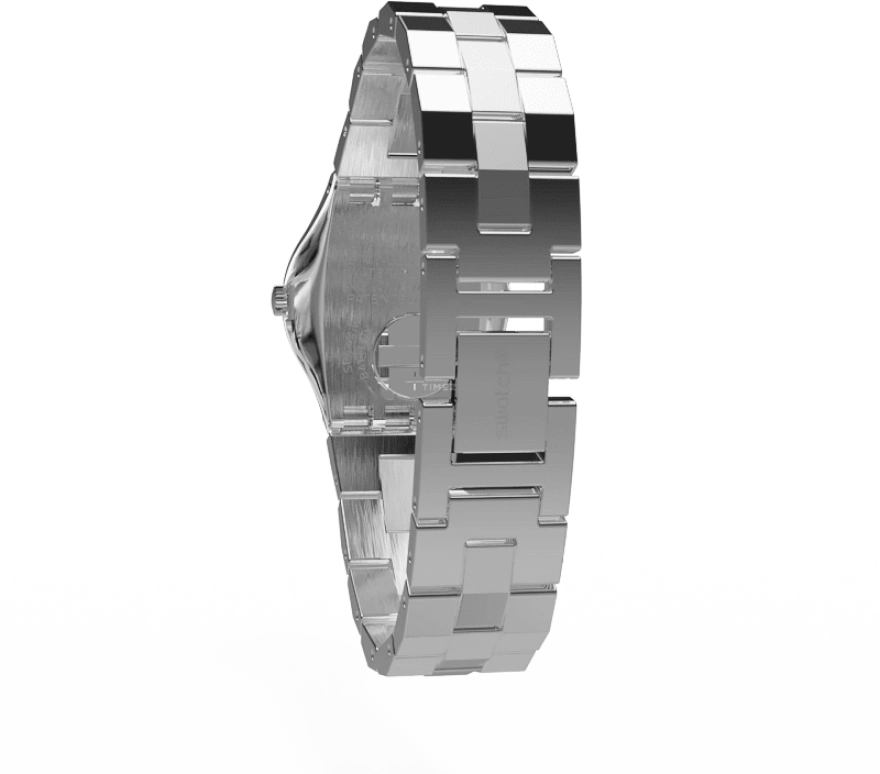 Swatch,IRONY 25mm,25mm,Stainless Steel,Silver,YSS300G