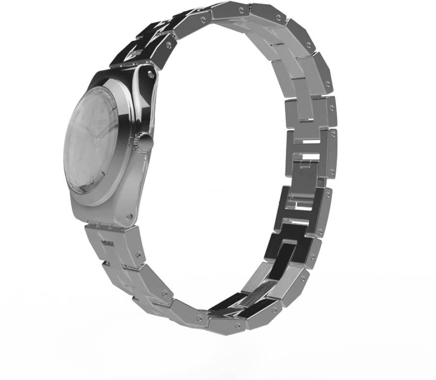 Swatch,IRONY 25mm,25mm,Stainless Steel,Silver,YSS300G