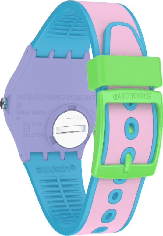 Swatch,Originals 34mm,34mm,Plastic,Yellow,Closed,GZ342