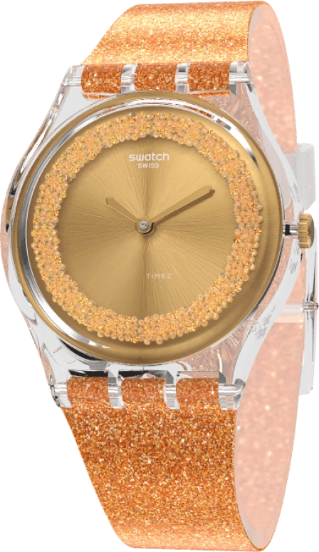 Swatch,Originals 34x39.20mm,34x39.20mm,Plastic,Orange,GE285