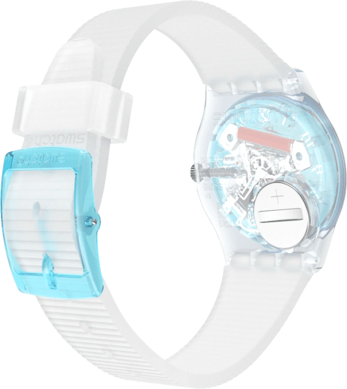 Swatch,Originals 34mm,34mm,Plastic,Blue,Open,GW215