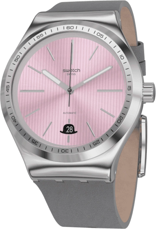 Swatch,IRONY 42mm,42mm,Pink,Open,YIZ404