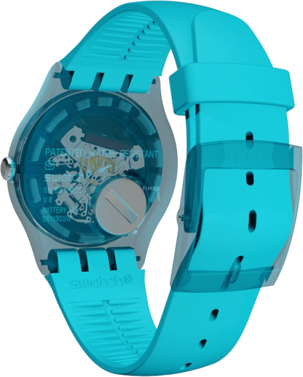 Swatch,Originals 41mm,41mm,Plastic,Blue,SUOL700