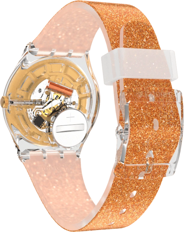Swatch,Originals 34x39.20mm,34x39.20mm,Plastic,Orange,GE285