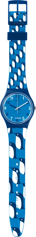 Swatch,Originals 34mm,34mm,Plastic,Blue,Quartz,Tonneau,GN246