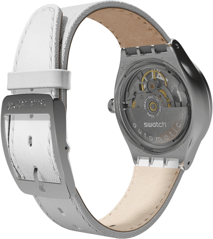 Swatch,IRONY 37.40mm,37.40mm,Stainless Steel,Silver,YAS109