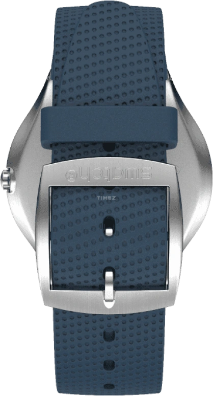 Swatch,SKIN 42mm,42mm,Stainless Steel,Blue,Quartz,Round,Silver,SS07S102