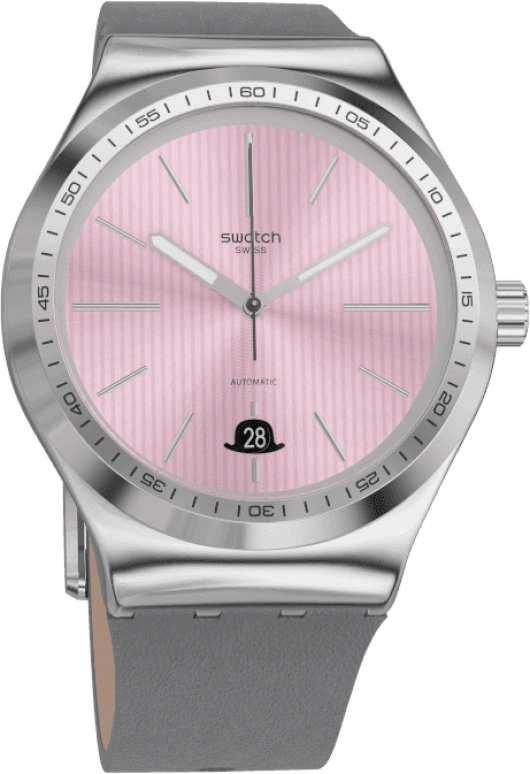 Swatch,IRONY 42mm,42mm,Pink,Open,YIZ404