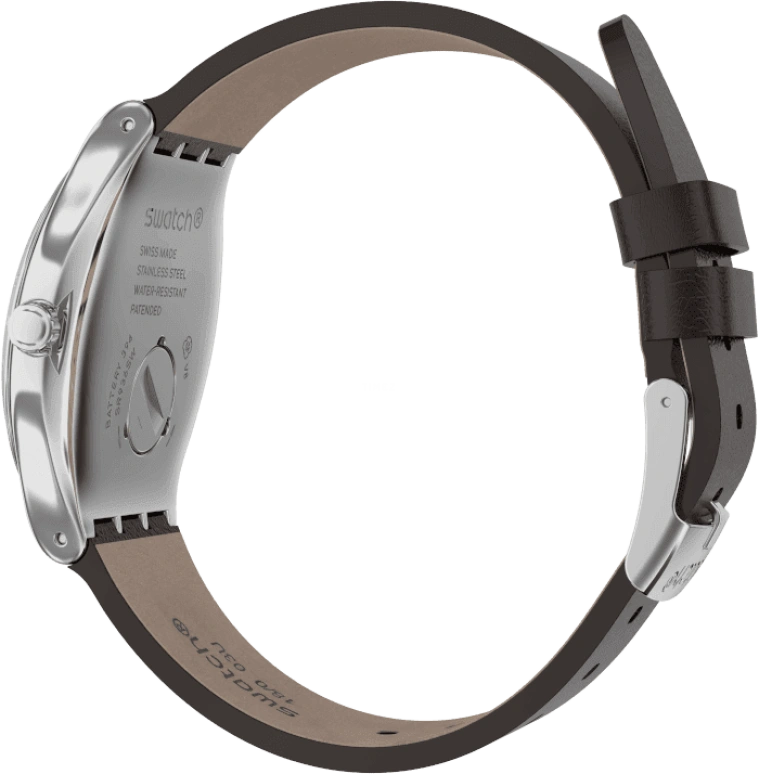 Swatch,IRONY 42.70mm,42.70mm,Stainless Steel,Silver White,YWS101
