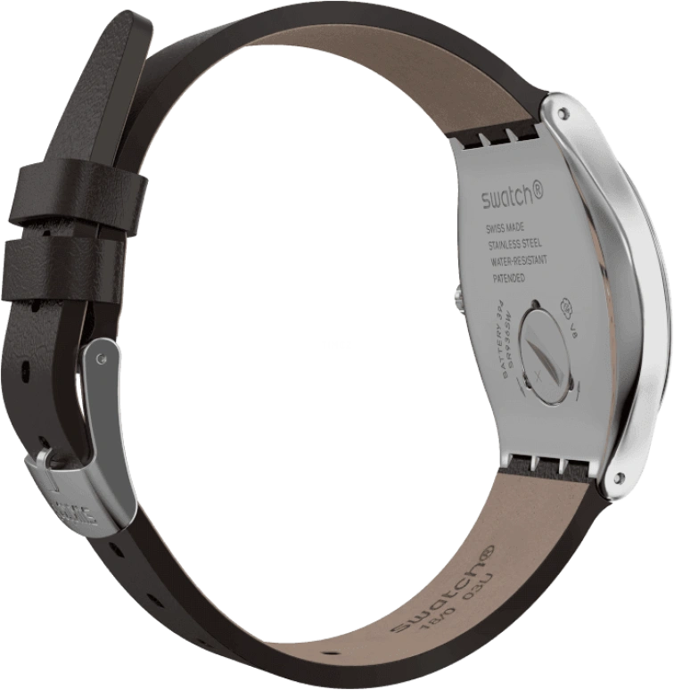 Swatch,IRONY 42.70mm,42.70mm,Stainless Steel,Silver White,YWS101