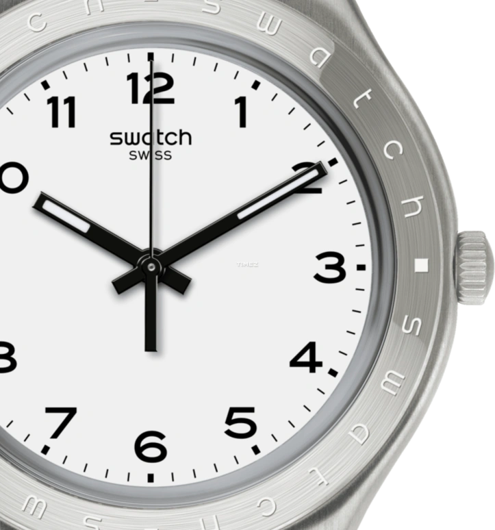 Swatch,IRONY 37.40mm,37.40mm,Stainless Steel,White,Quartz,Tonneau,Silver,YGS138