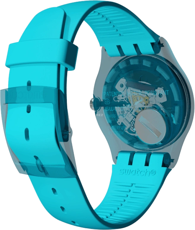 Swatch,Originals 41mm,41mm,Plastic,Blue,SUOL700