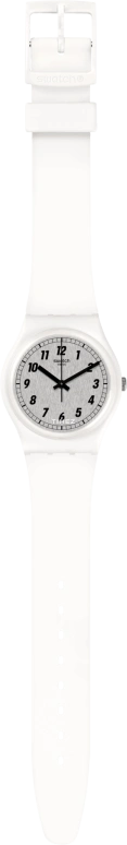 Swatch,Originals 34mm,34mm,Plastic,Grey,Quartz,Tonneau,White,GW194