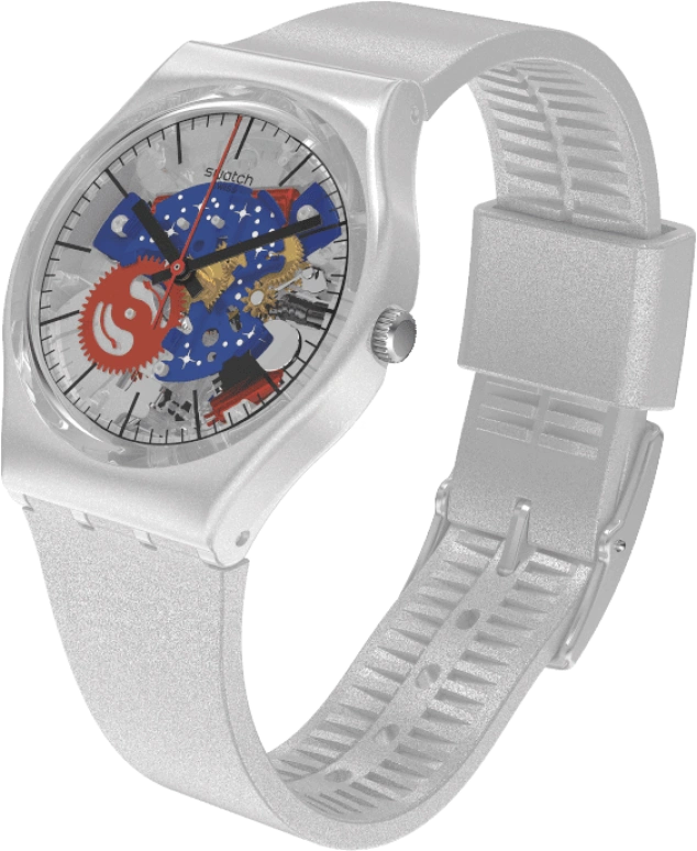 Swatch,Originals 34mm,34mm,Plastic,GZ355