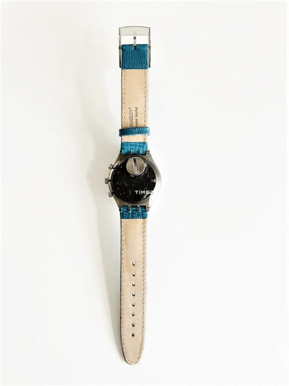 Swatch,Other 38mm,38mm,Plastic,White,Quartz,Chronograph,Day,SCM402